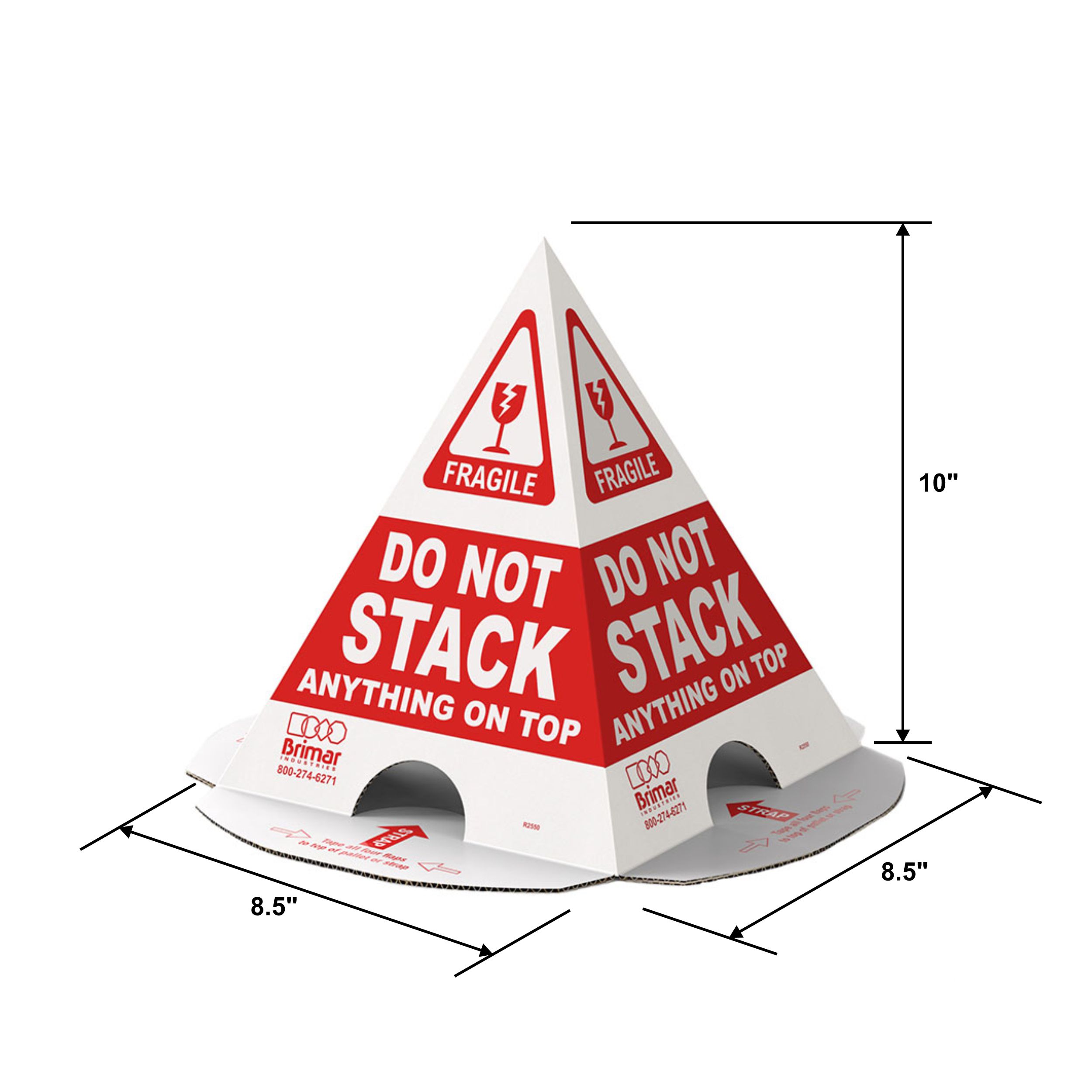 No Stack Cone Dimensions