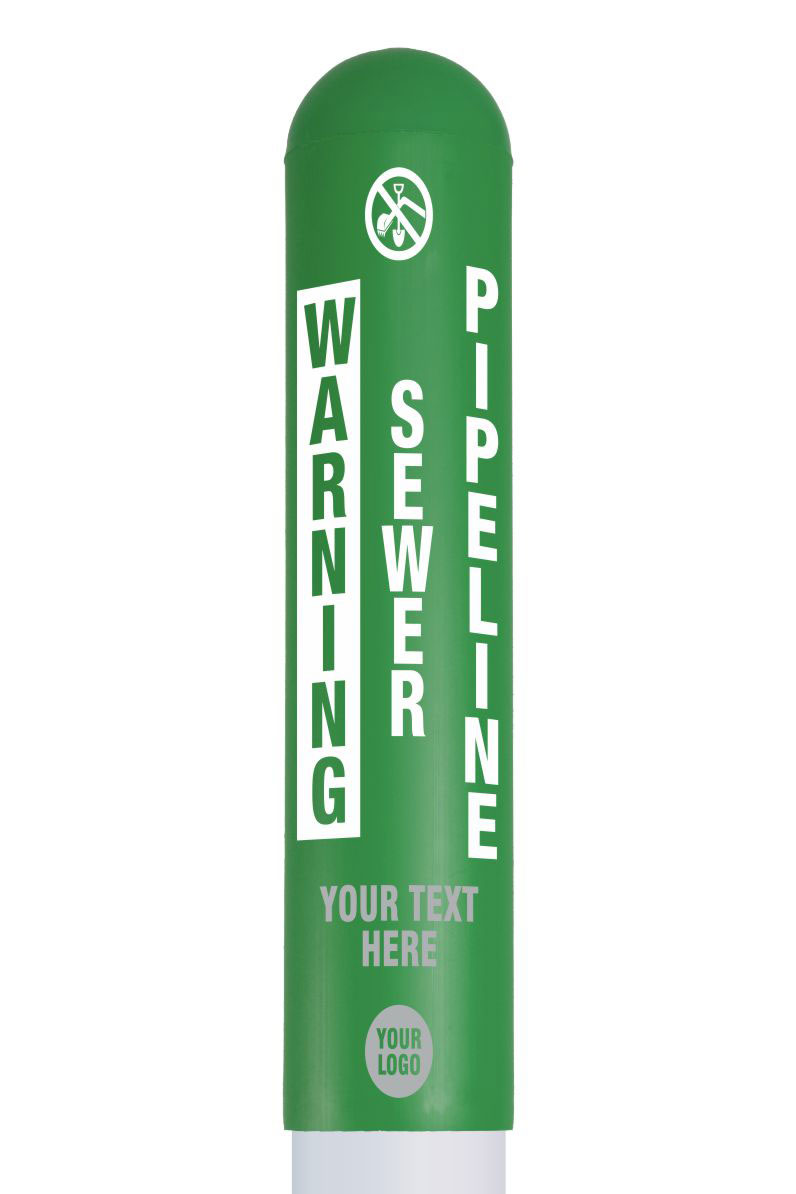 Custom Sewer/Drainage Utility Bullet Marker