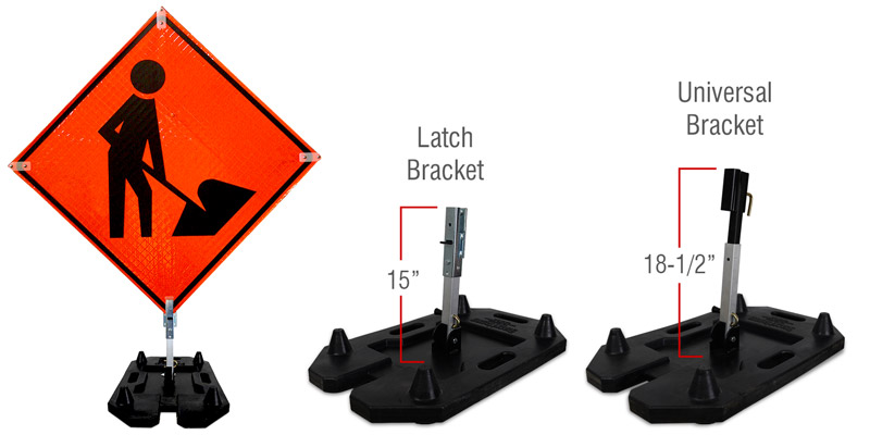 Zephyr Rubber Sign Stand