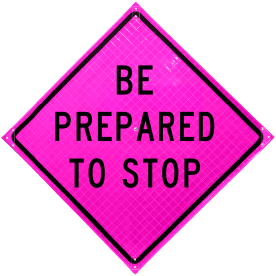Pink Road Signs