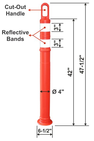 Orange Post Size Specifications