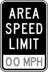 Custom Speed Limit Sign