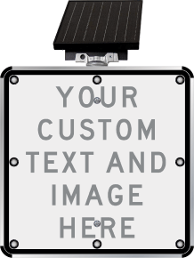 Custom LED Square Sign