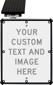 Custom LED Rectangle Sign