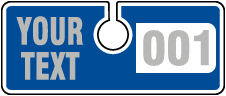 Custom Horizontal Hang Tags
