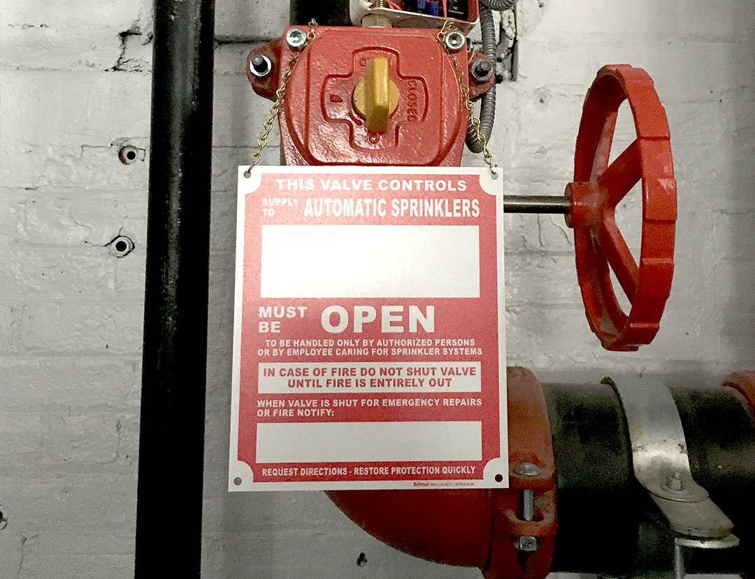 NFPA 13 Automatic Sprinklers Sign