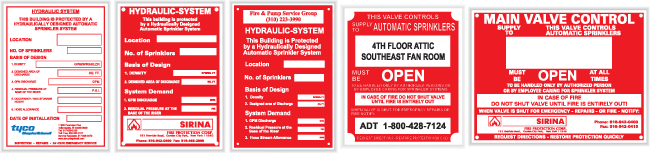 Sprinkler System Plates