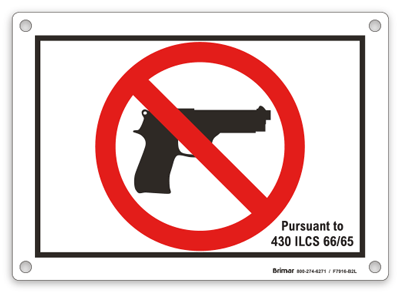 Illinois No Gun Label