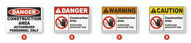 Construction signs