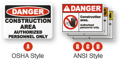 OSHA and ANSI choices