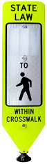 Pedestrian Crossing Panel MUTCD Compliant