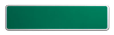 Blank Green Street Name Sign with Border