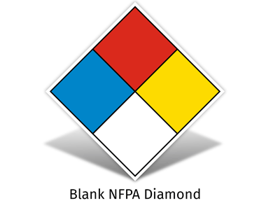 Blank NFPA Diamond