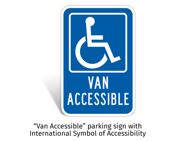 Federal Van Accessible Sign