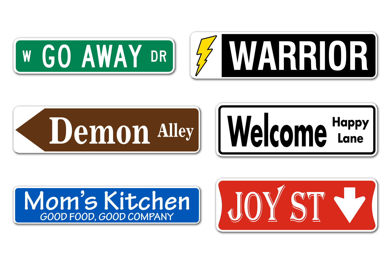 Novelty Signs  6" x 9" Kitchen Sign Personalized Name SignRoom Signs