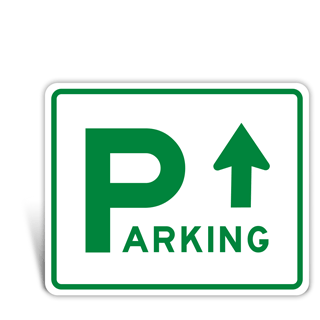 parking garage signs