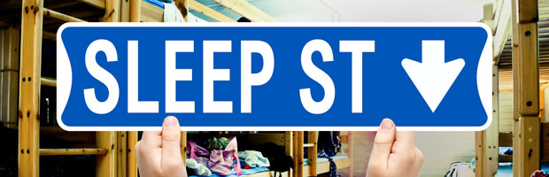 Novelty Sign with Directional Arrow.
