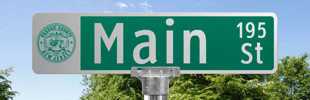 Flat Blade Sign with Image Upload and Street Number